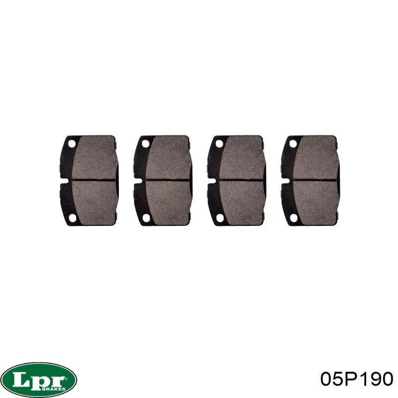 Comprar 05P190 LPR Pastillas delanteras de freno