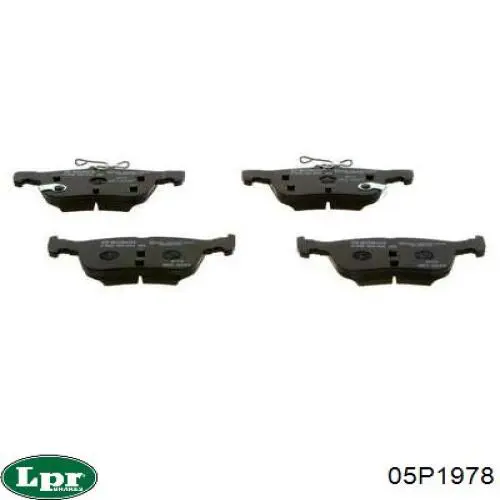 Pastillas traseras LPR 05P1978