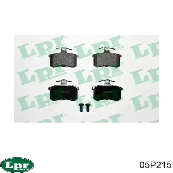 Comprar 05P215 LPR Pastillas de freno traseras