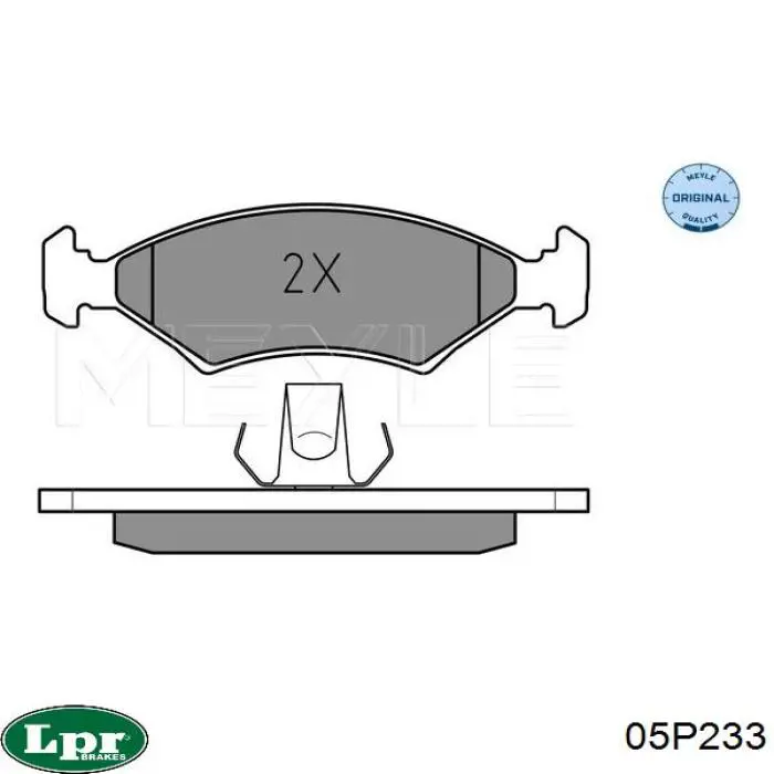 Pastillas de freno delanteras Ford Escort 4 GAF, AWF, ABFT