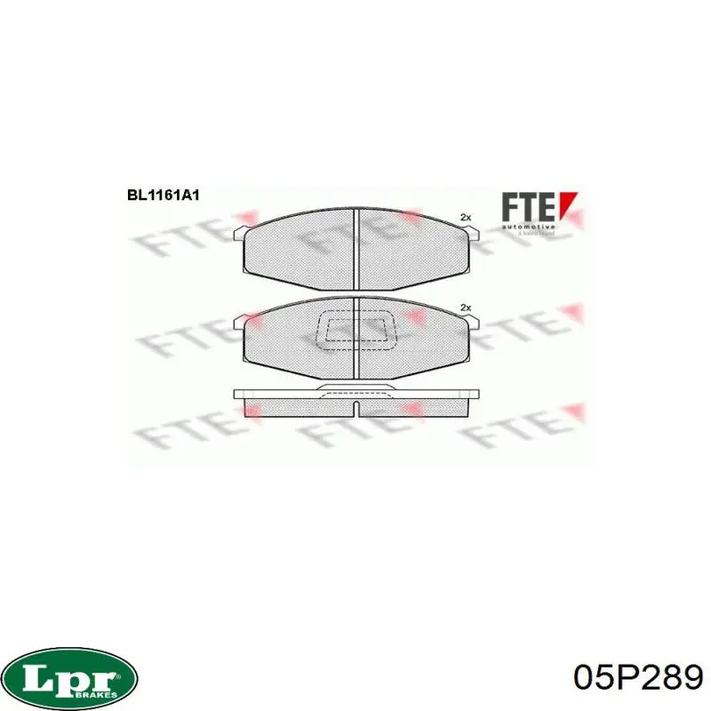 Pastillas de freno delanteras Nissan Patrol Y60