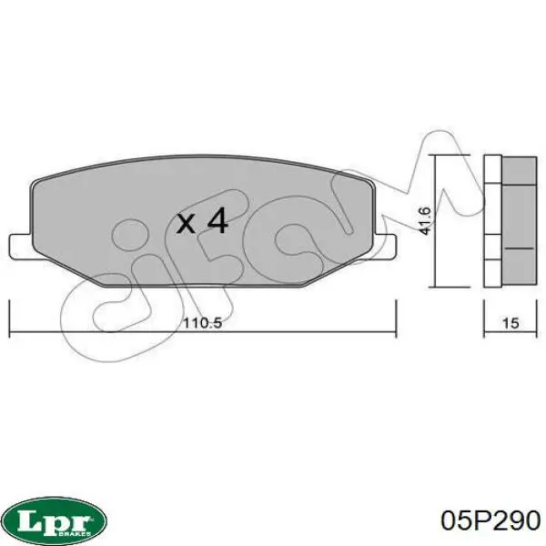 Pastillas de freno delanteras Suzuki Jimny FJ