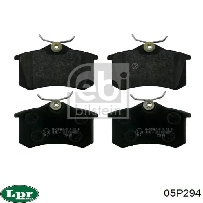 Comprar 05P294 LPR Pastillas de freno traseras