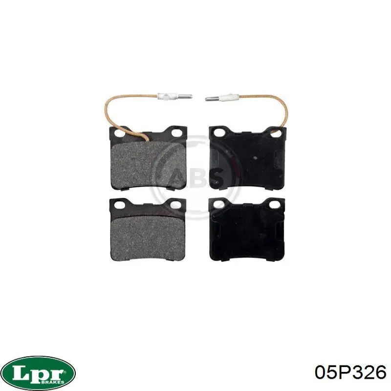 Pastillas de freno delanteras LPR 05P326