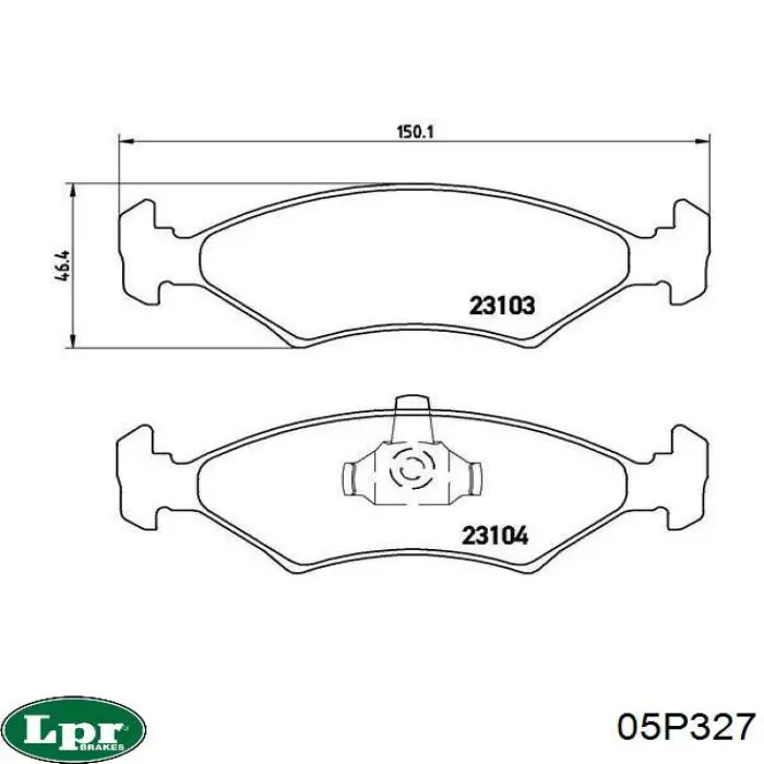 Pastillas de freno delanteras Ford Escort 4 GAF, AWF, ABFT