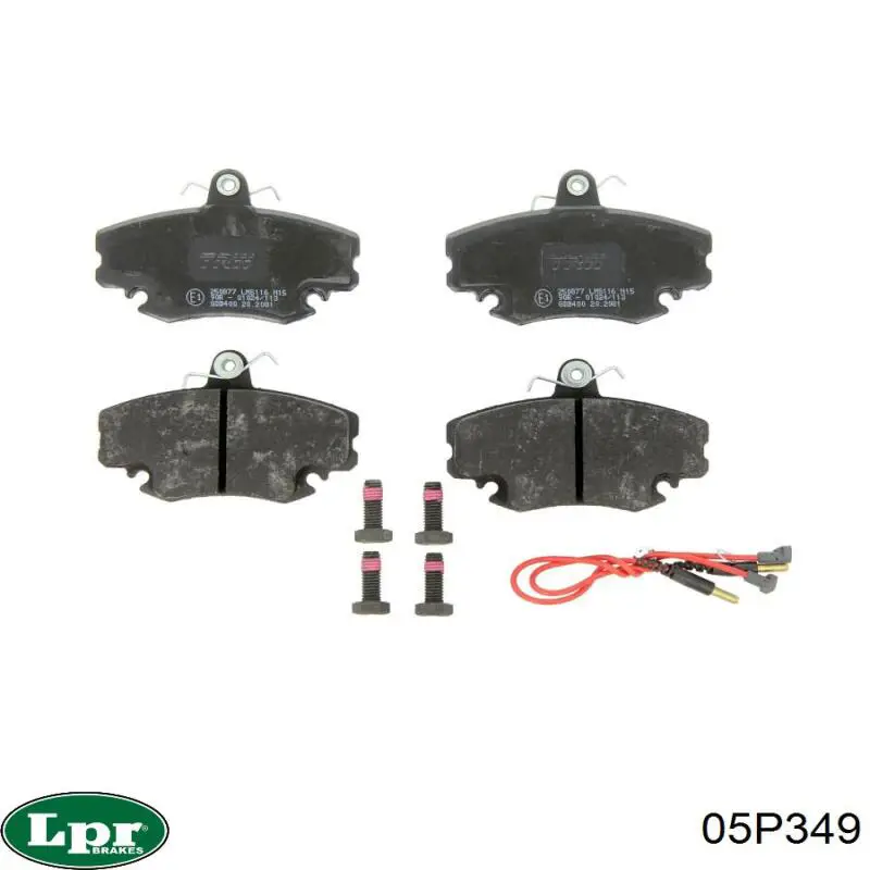 Pastillas de freno delanteras Peugeot 205 2 20A, C