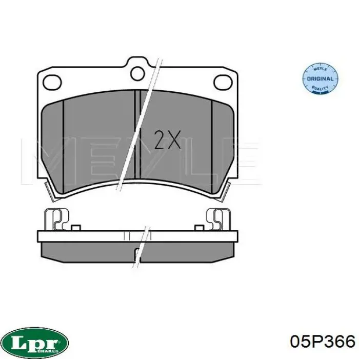 Pastillas de freno delanteras Mazda 323 BA