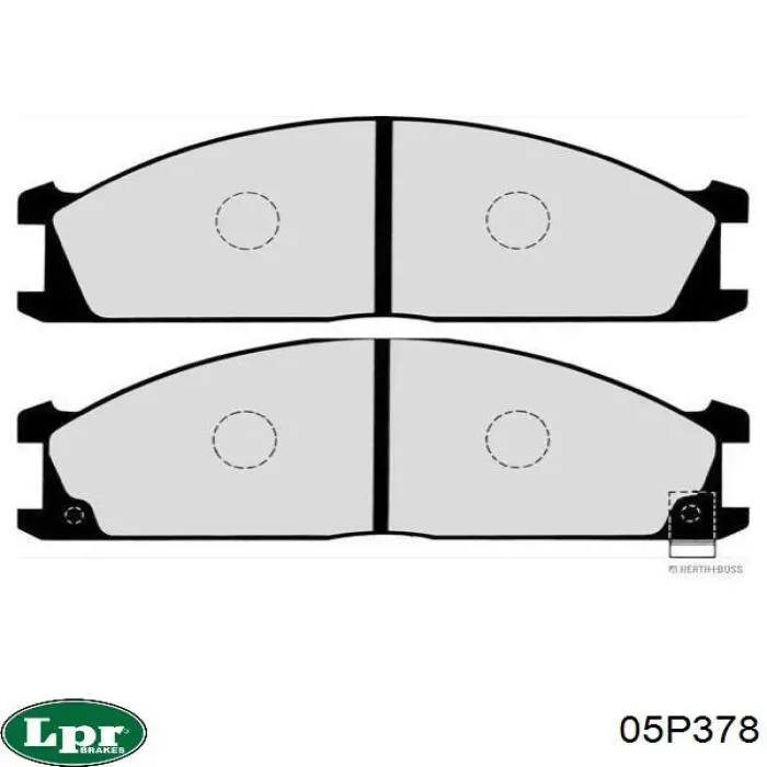 Pastillas de freno delanteras Nissan Terrano 1 WD21