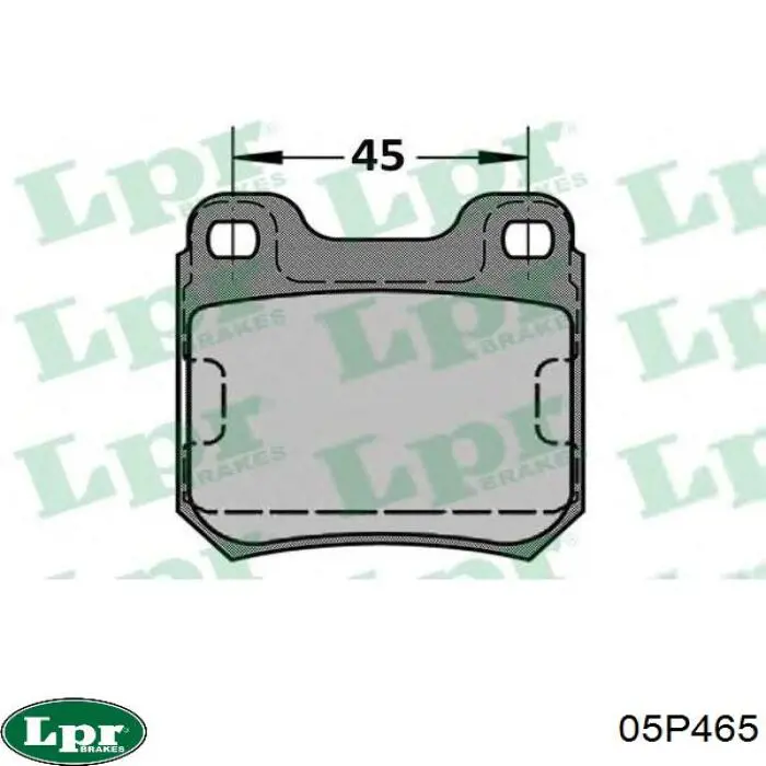 Comprar 05P465 LPR Pastillas delanteras de freno