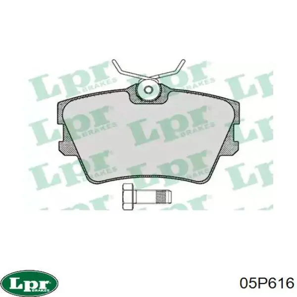Pastillas traseras de freno LPR 05P616 precio, desde 26,07 EUR