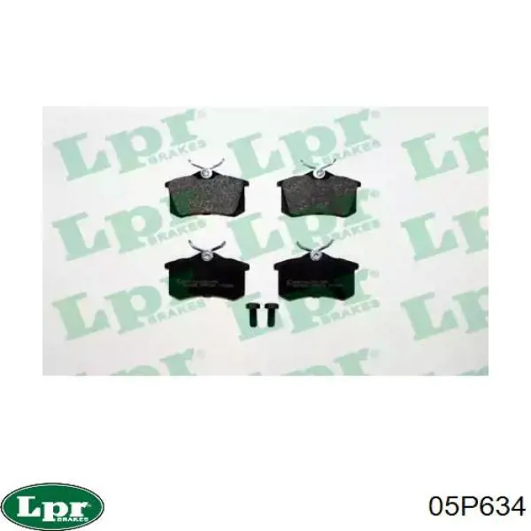 Pastillas traseras de freno LPR 05P634 precio, desde 16,32 EUR