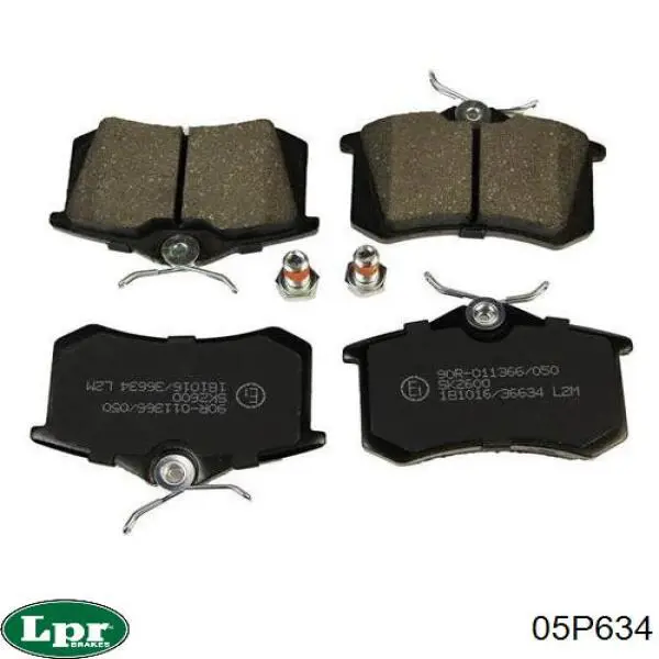 Comprar 05P634 LPR Pastillas de freno traseras