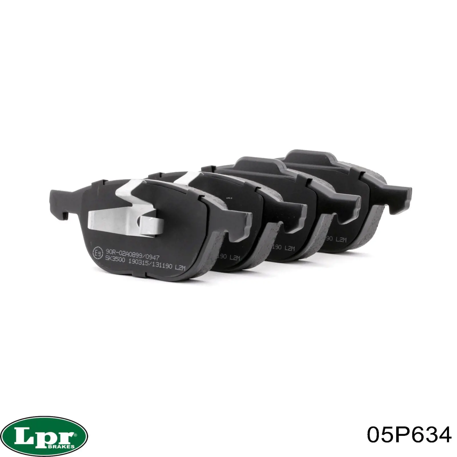 05P634 LPR Pastillas freno traseras