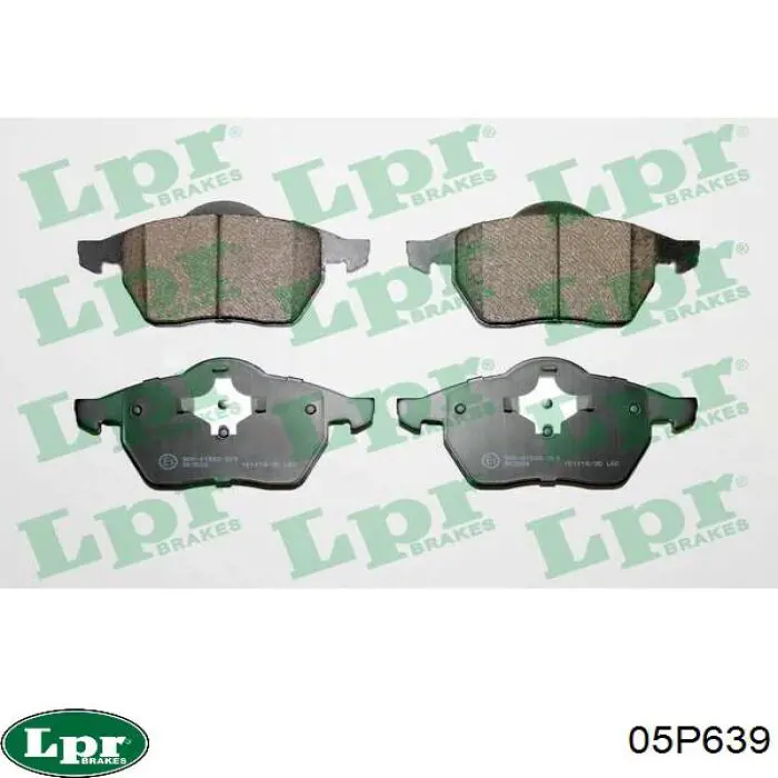 Pastillas de freno 05P639 LPR
