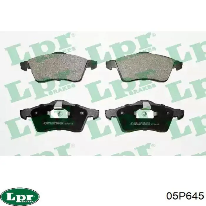 Comprar 05P645 LPR Pastillas delanteras de freno