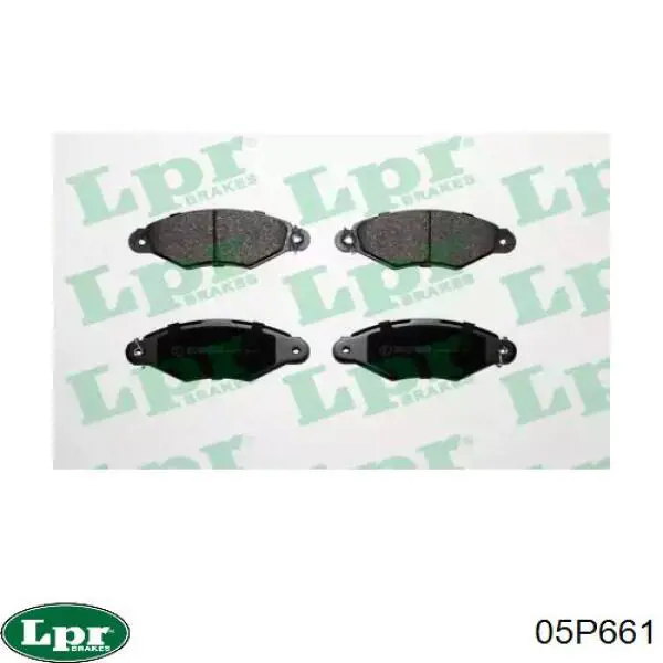 Pastillas freno delanteras LPR 05P661 precio, desde 19,96 EUR