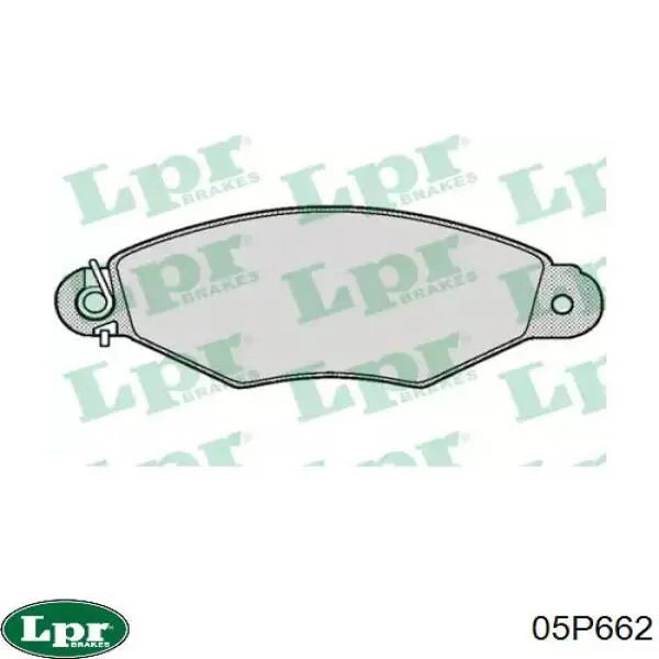 05P662 LPR Pastillas delanteras