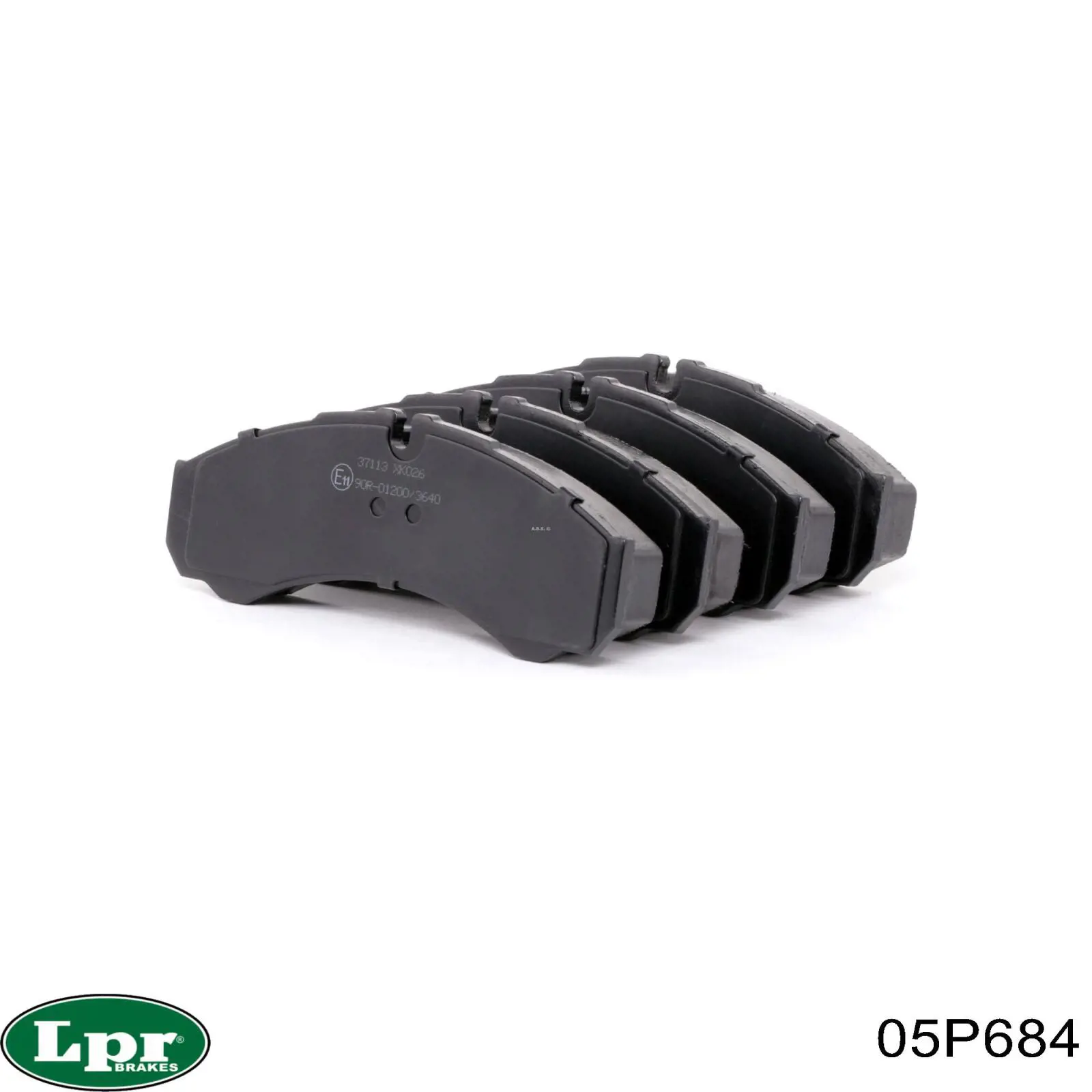 05P684 LPR Pastillas freno traseras