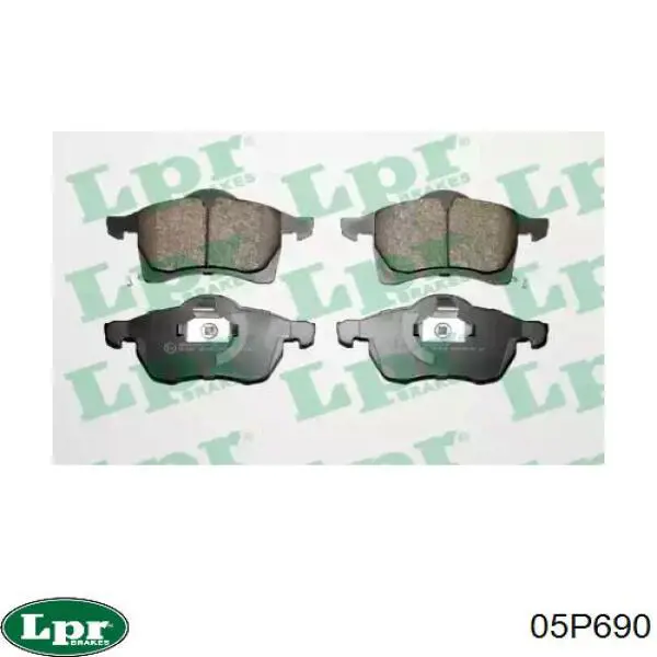 Comprar 05P690 LPR Pastillas delanteras de freno