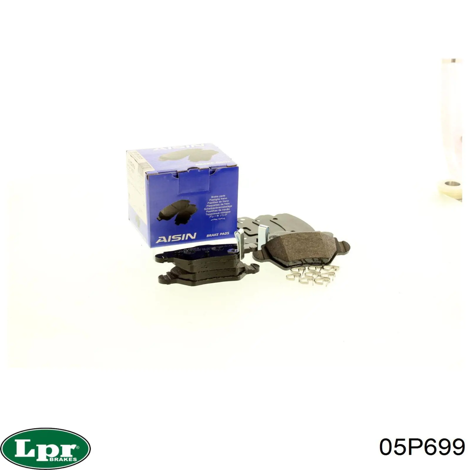 Pastillas de freno traseras 05P699 LPR