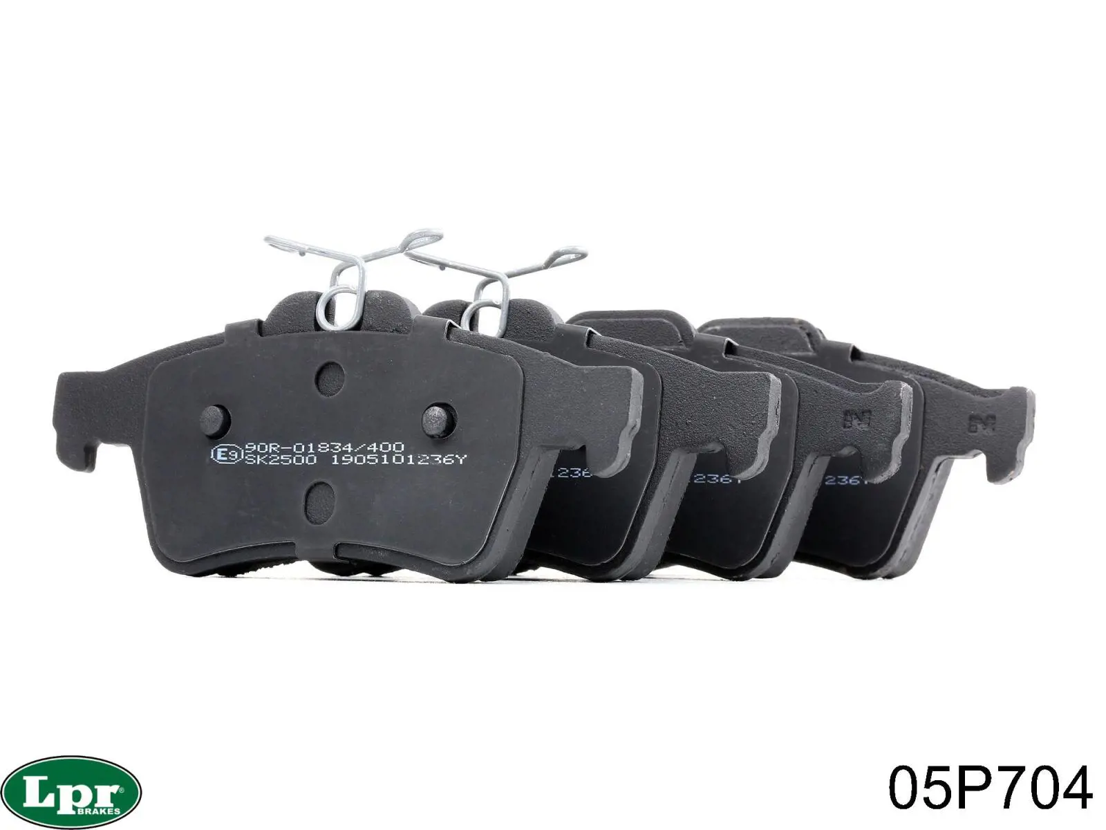 Pastillas de freno delanteras LPR 05P704
