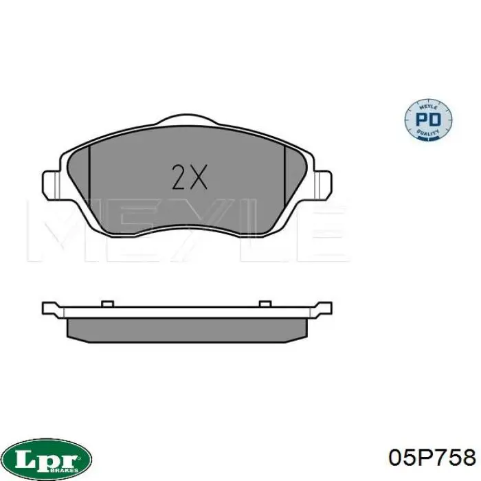 Pastillas de freno delanteras Opel Corsa F08, F68