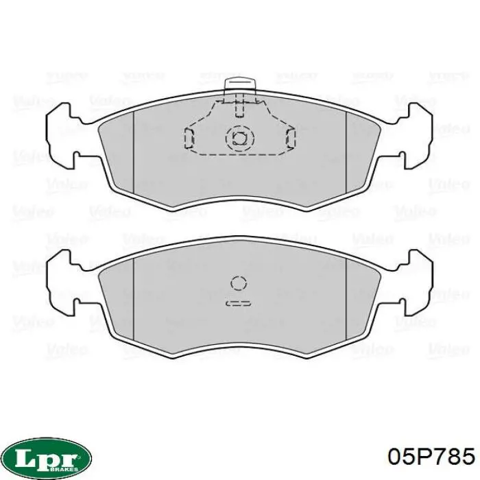 Pastillas de freno delanteras Fiat Punto 2 188