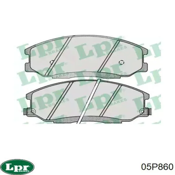Pastillas de freno 05P860 LPR
