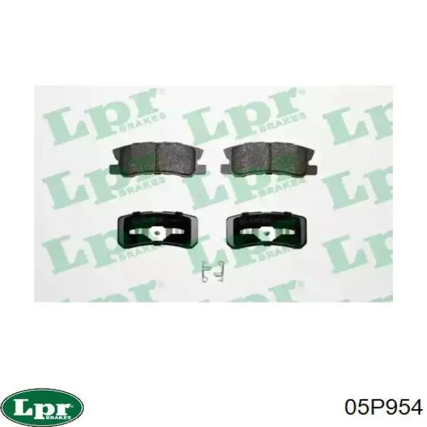 Pastillas traseras LPR 05P954