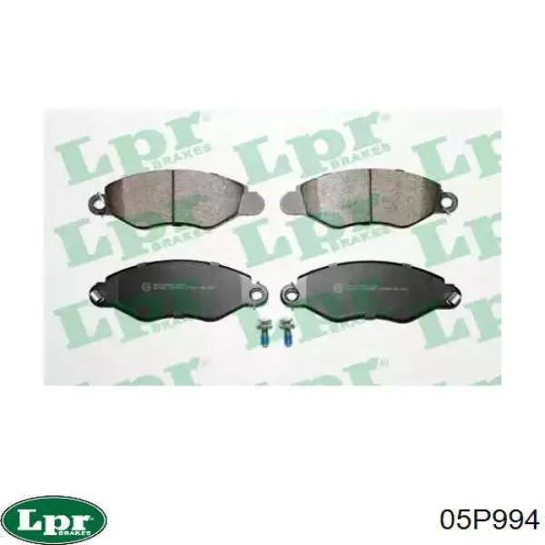 Pastillas de freno 05P994 LPR