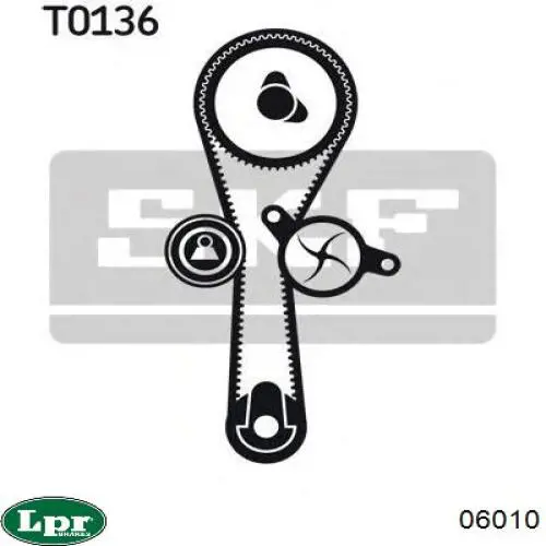 Zapatas de freno traseras LPR 06010