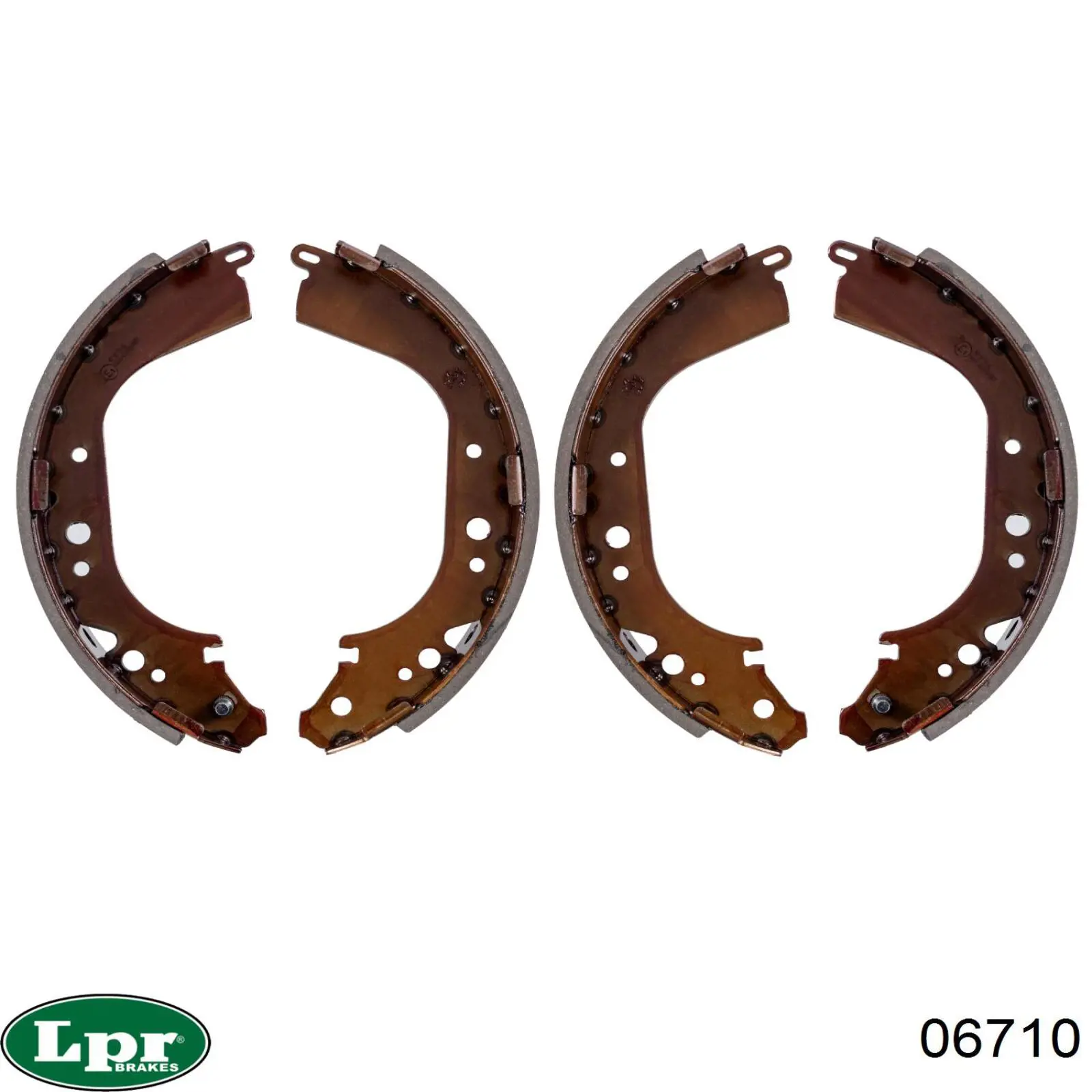 Zapatas de freno 06710 LPR