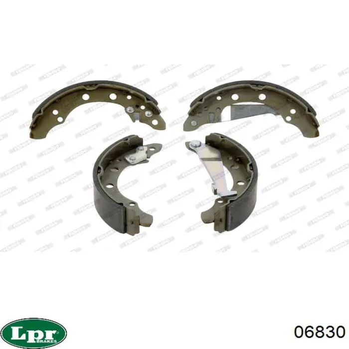 Zapatas de freno traseras LPR 06830