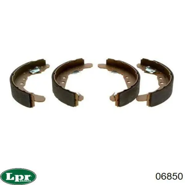 Zapatas de freno traseras LPR 06850