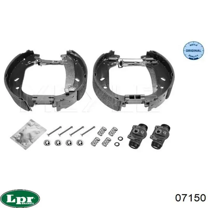 Zapatas de freno 07150 LPR
