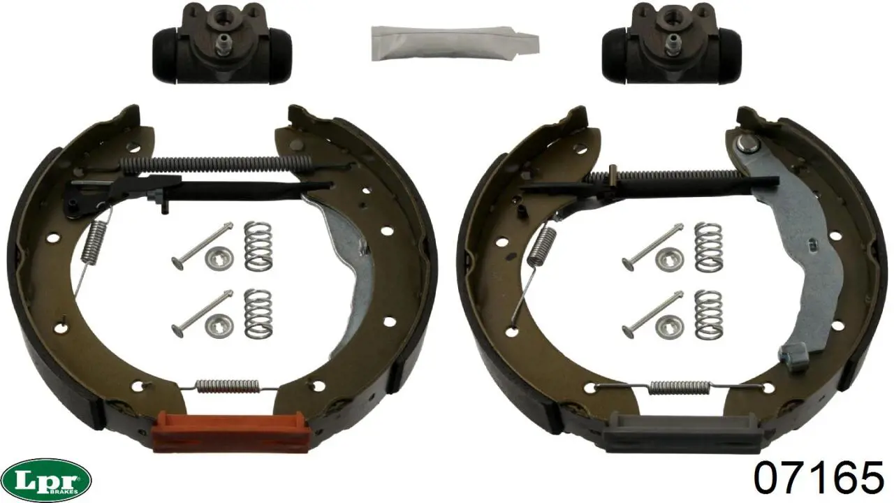 Zapatas de freno traseras LPR 07165