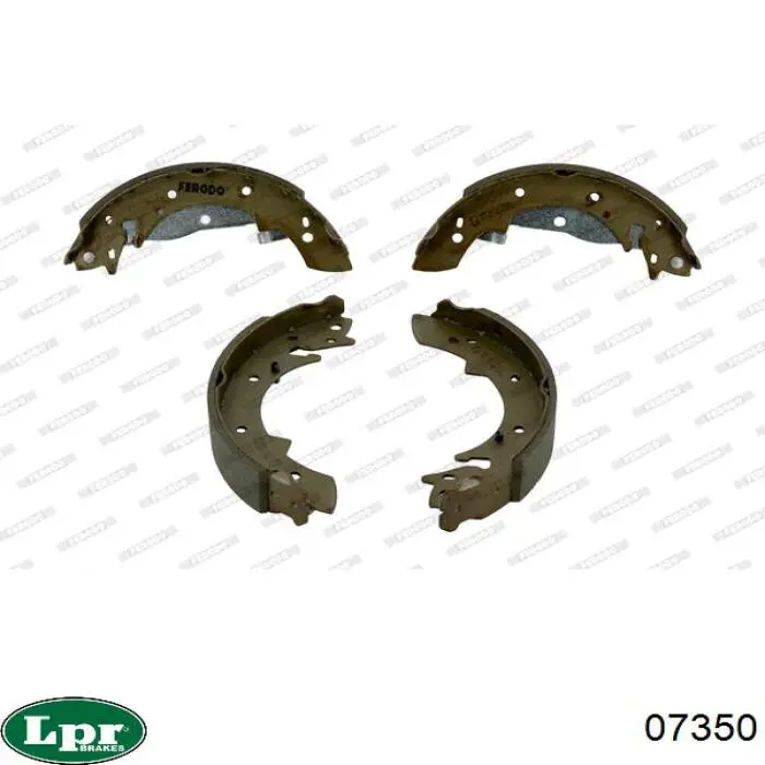 Zapatas de freno 07350 LPR