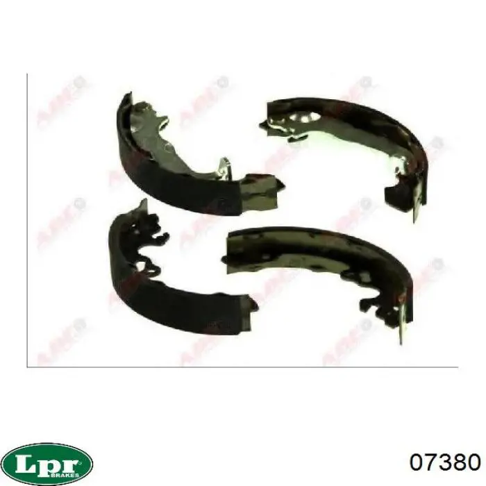 Zapatas de freno 07380 LPR