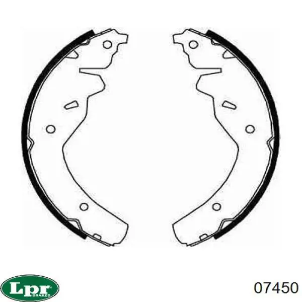 Zapatas de freno de tambor traseras LPR 07450 precio, desde 20,30 EUR