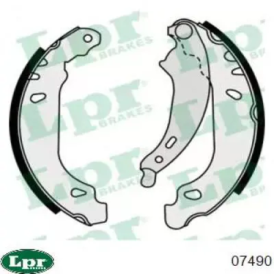Zapatas de freno 07490 LPR