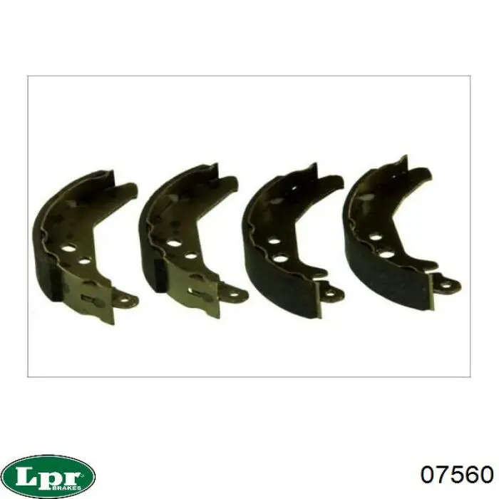 Zapatas de freno 07560 LPR