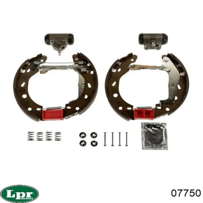 Zapatas de freno traseras LPR 07750