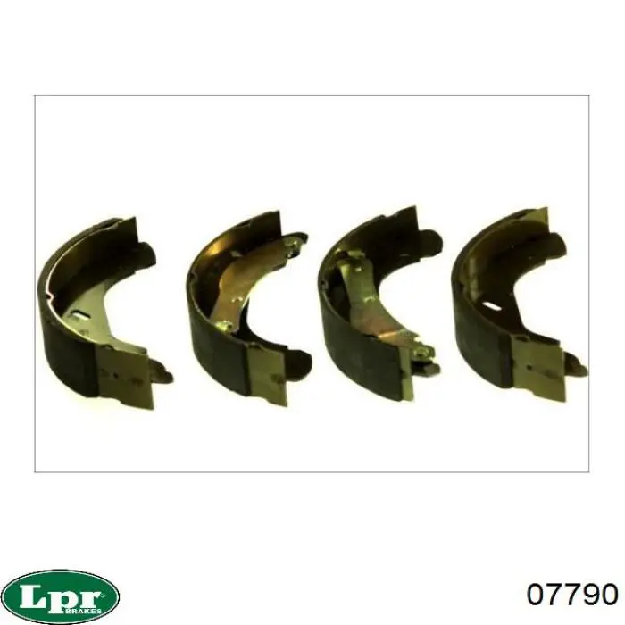 Zapatas de freno 07790 LPR