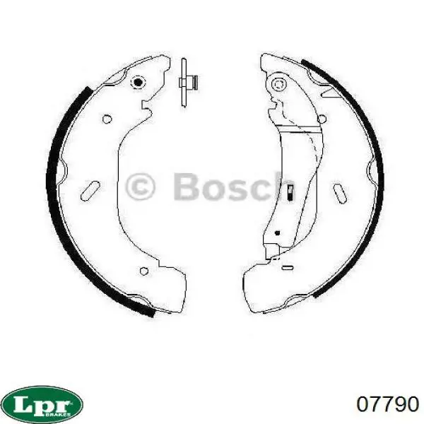 Zapatas de freno traseras LPR 07790
