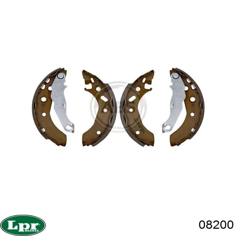 Zapatas de freno de tambor traseras LPR 08200 precio, desde 23,42 EUR