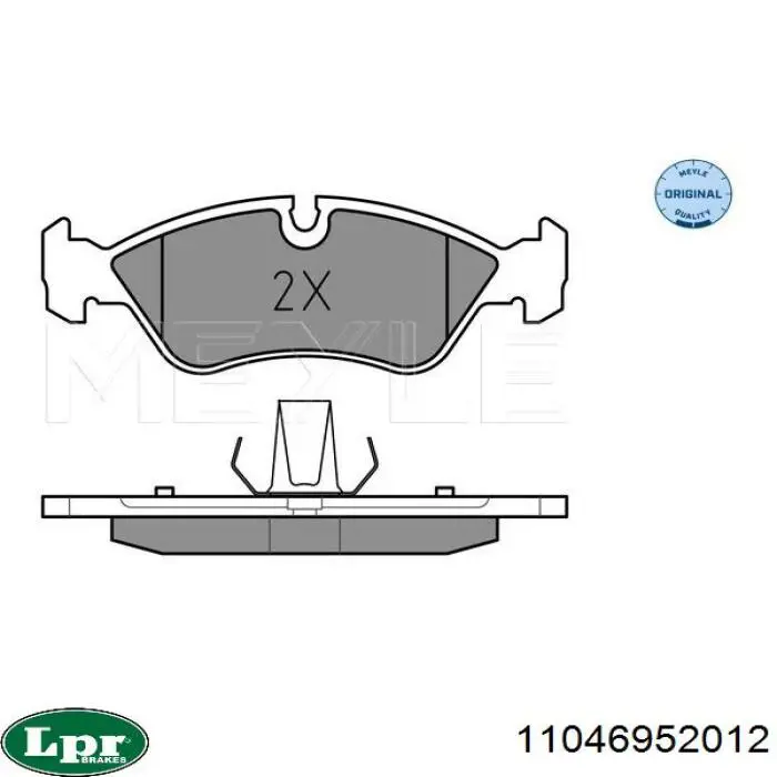 Pastillas de freno delanteras Opel Combo