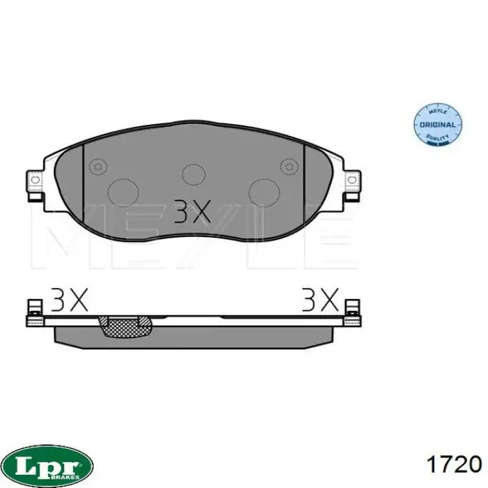 1720 LPR bomba de freno