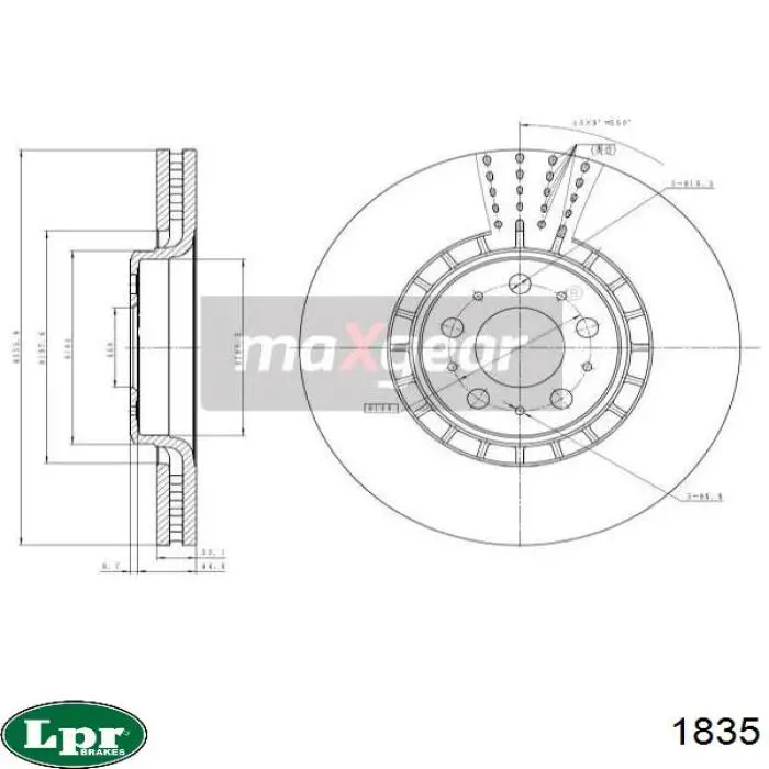 Comprar 1835 LPR Cilindro maestro de frenos
