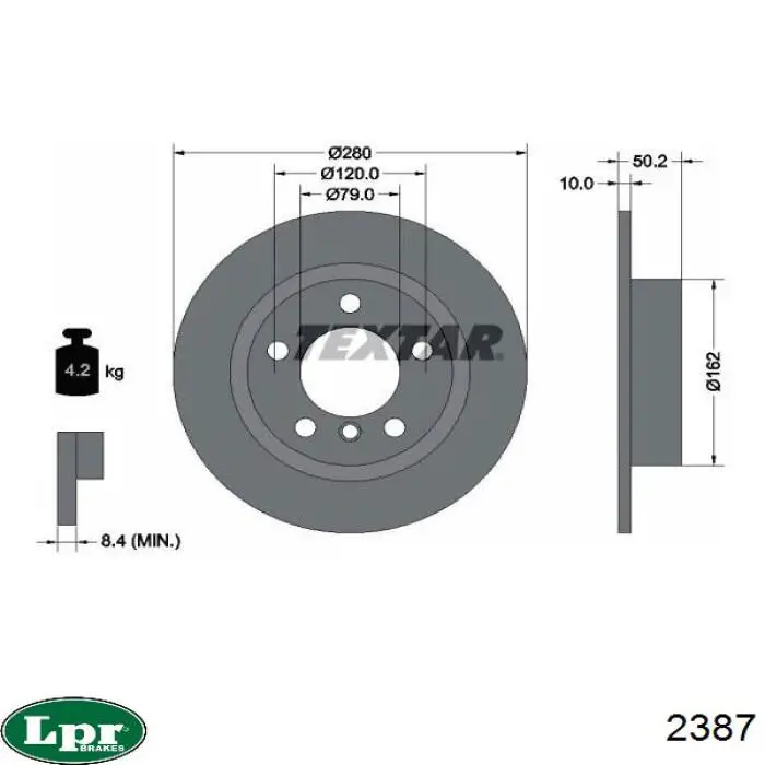 Cilindro maestro de embrague C68022 Brembo