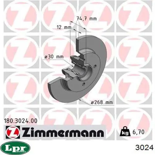Comprar 3024 LPR Bombín de embrague